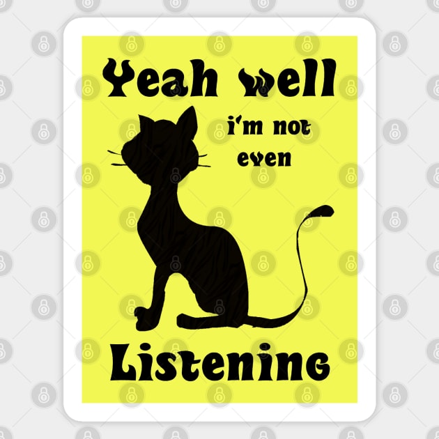 Funny Cute Cat Lovers Memes Sticker by PlanetMonkey